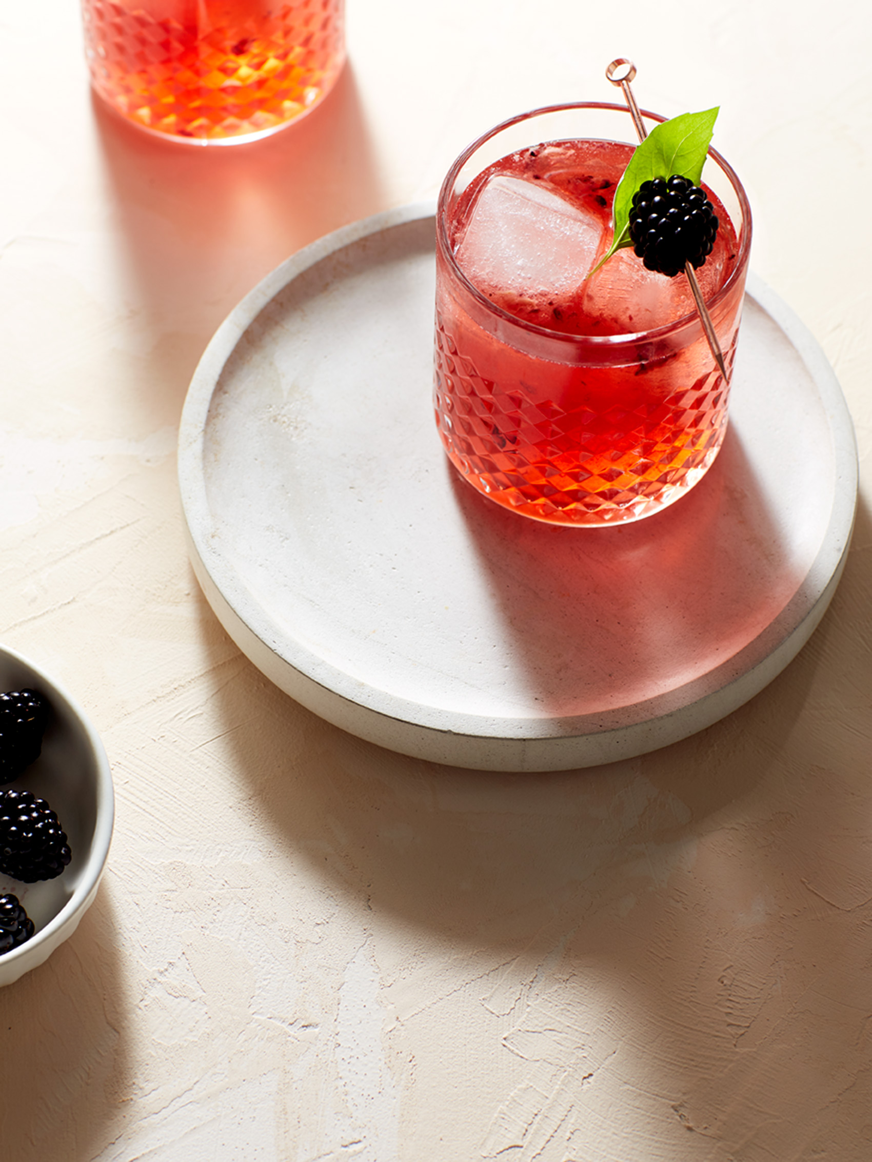 Katie Newburn | San Francisco Bay Area Food and Lifestyle Photographer | Blackberry Cocktail