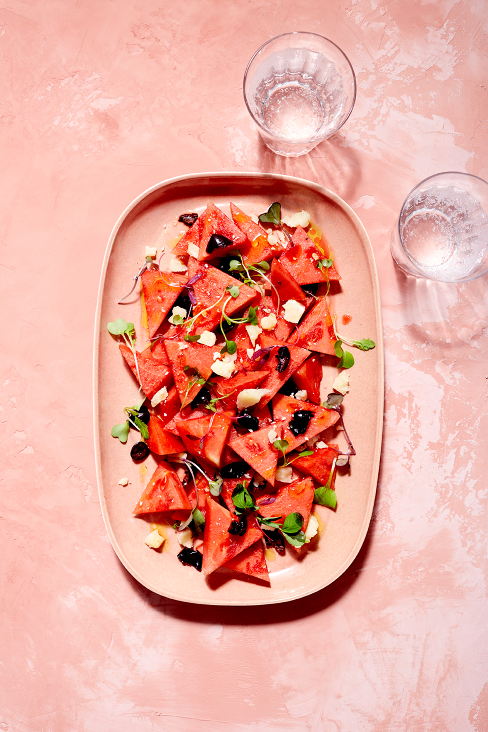 Katie Newburn | San Francisco Bay Area Food and Lifestyle Photographer | Watermelon Salad
