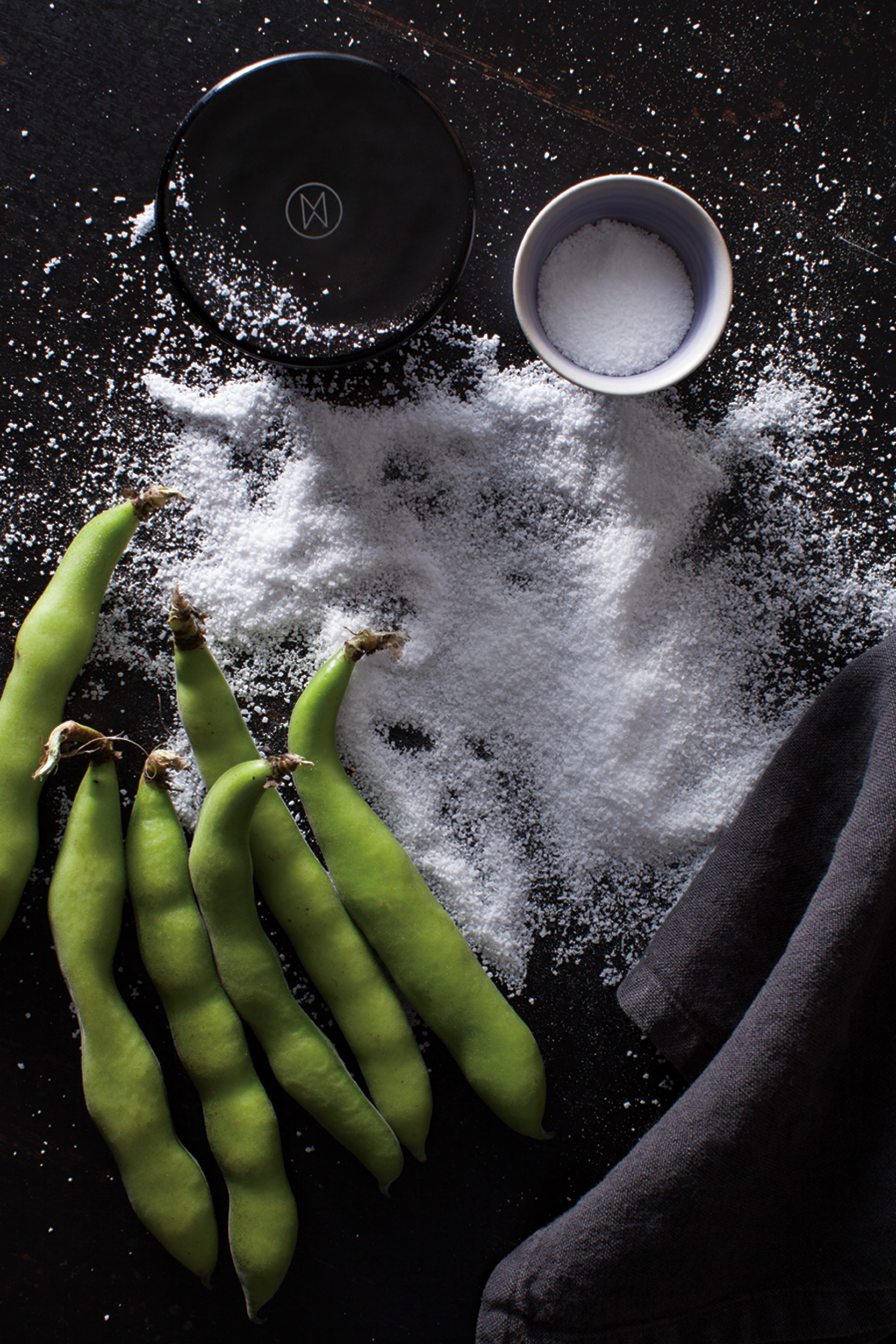 Katie Newburn | San Francisco Bay Area Food and Lifestyle Photographer | Fava Beans and Salt